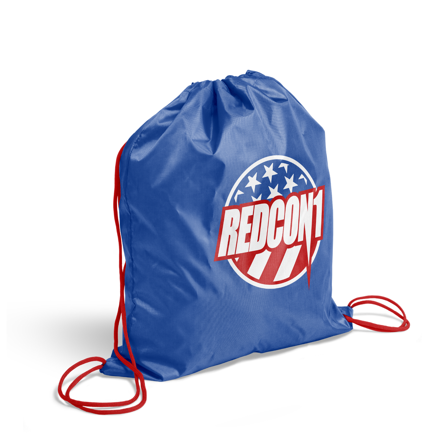 Blue Super Hero Drawstring Bag