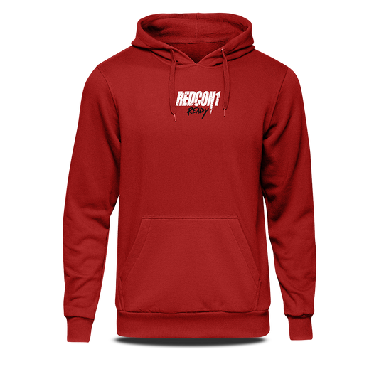 Always Ready Red Hoodie - Front