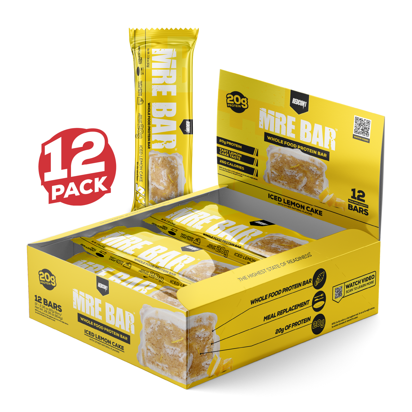 MRE PROTEIN BAR (1 BOX/ 12 BARS)