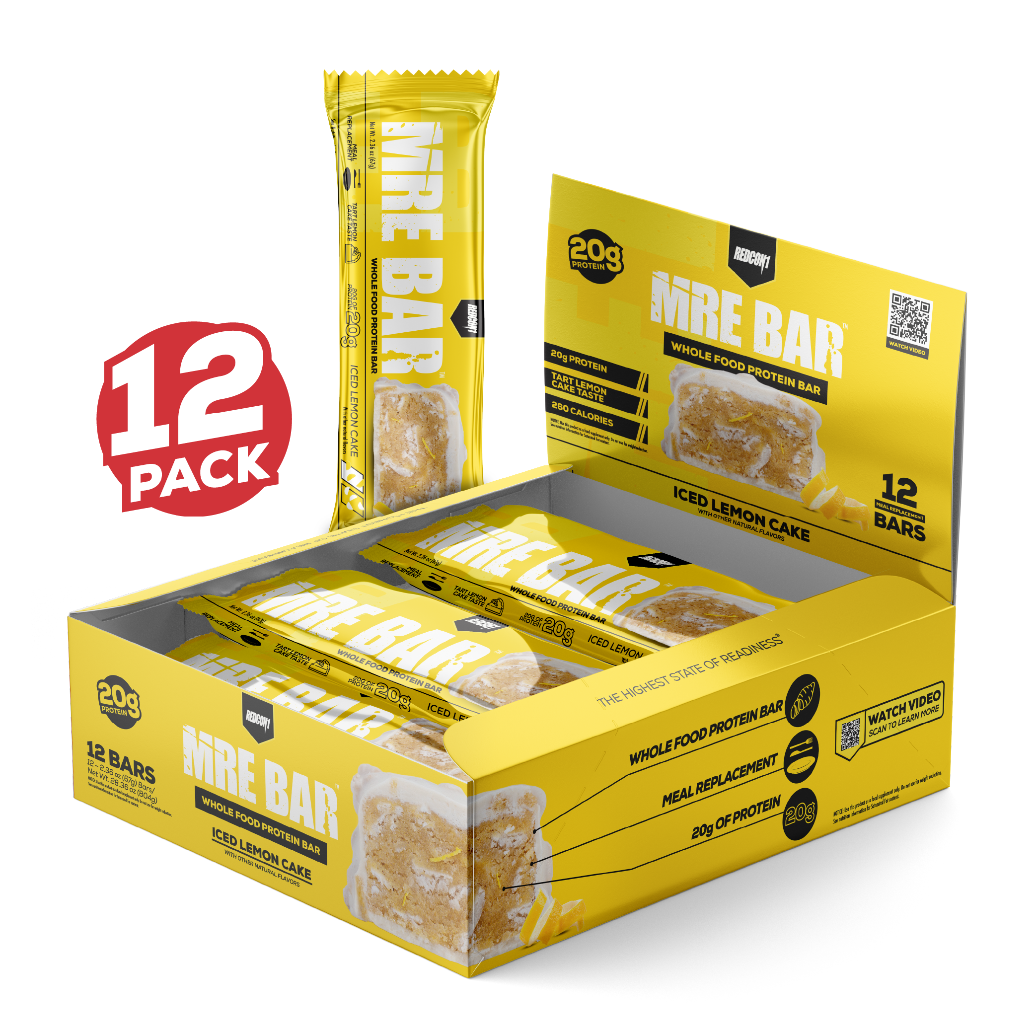 MRE PROTEIN BAR (1 BOX/ 12 BARS)