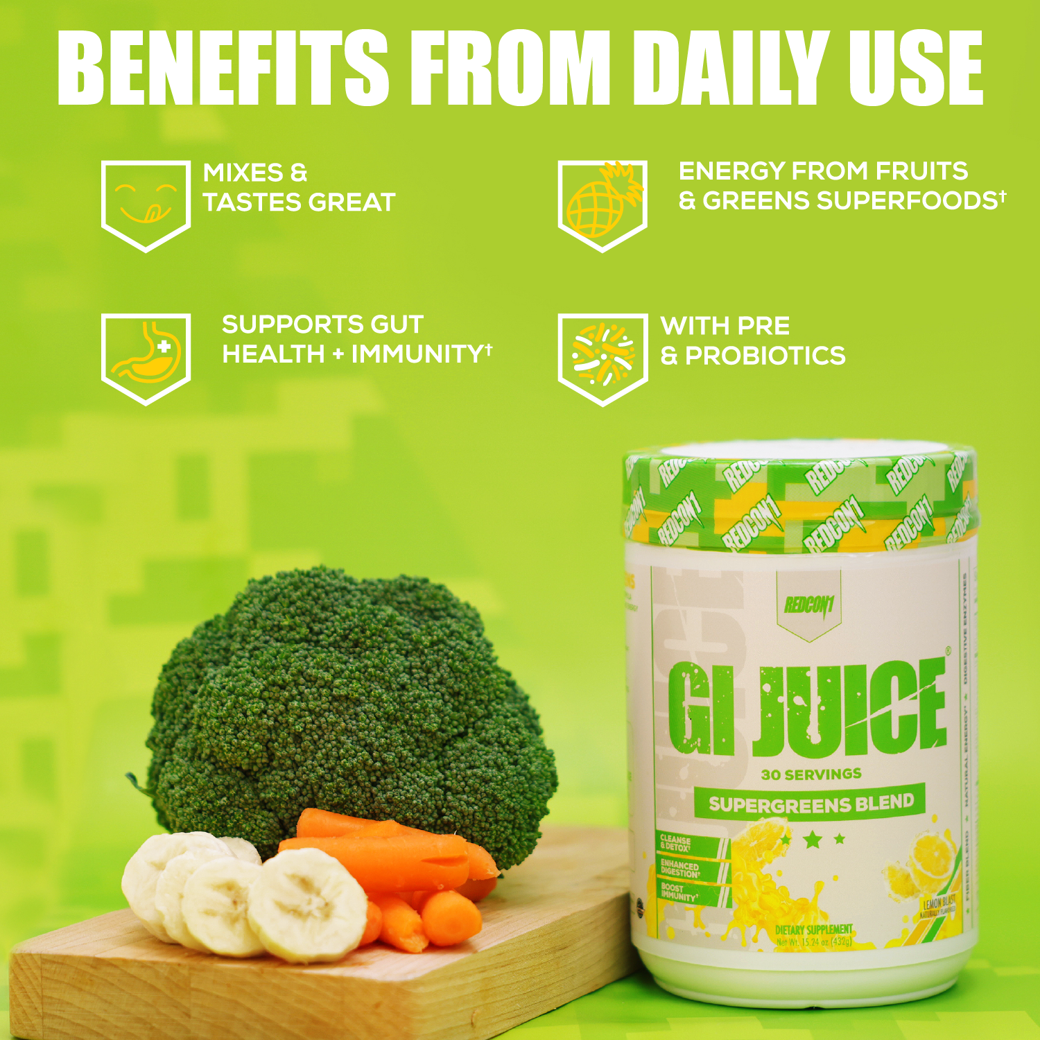 GI Juice - Benefits