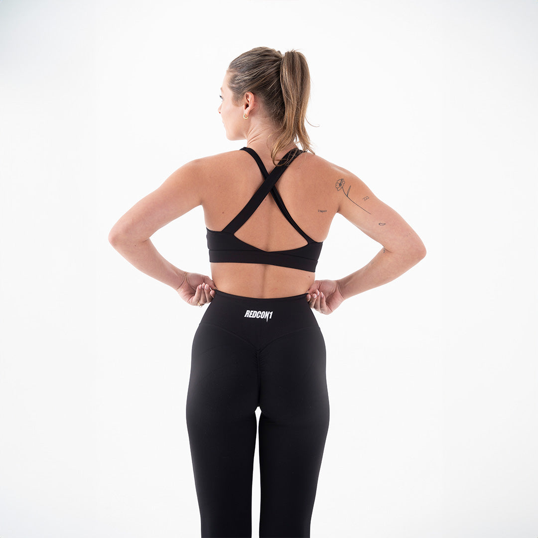 Black Supreme Fit Leggings Back