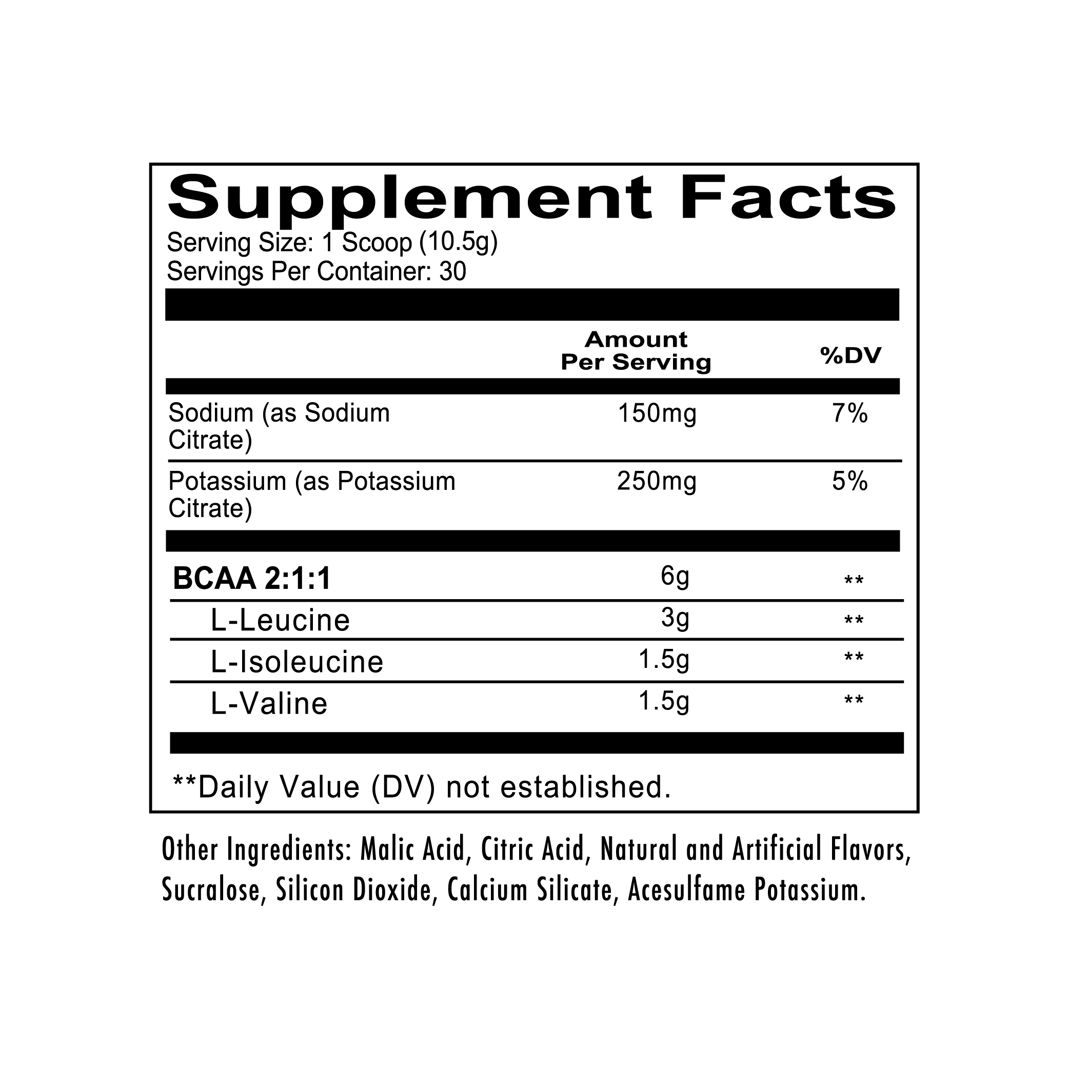 Breach - Watermelon Supplement Fact