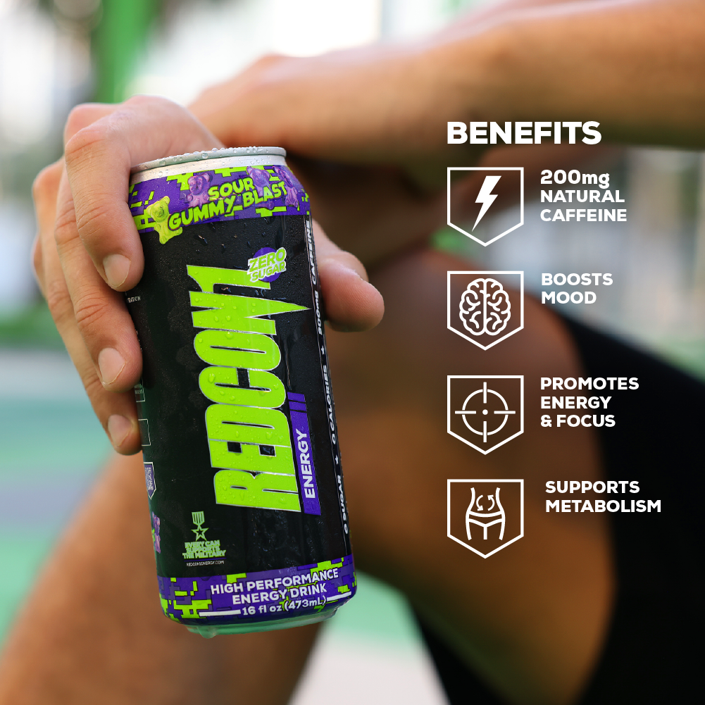 REDCON1 ENERGY - Sour Gummy Blast Benefits