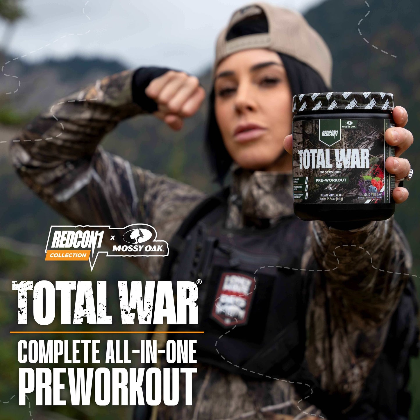 TOTAL WAR MOSSY OAK® SOUR WILD BERRY