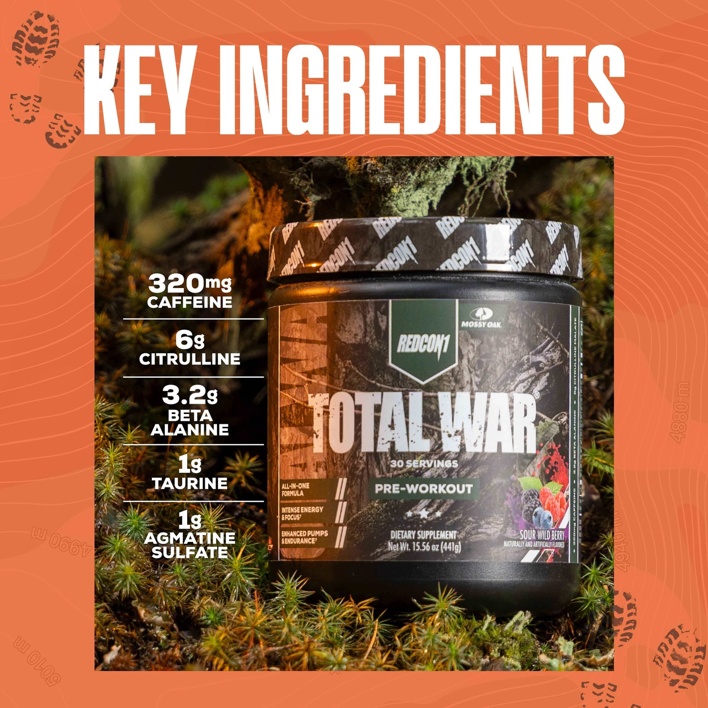 TOTAL WAR MOSSY OAK® SOUR WILD BERRY