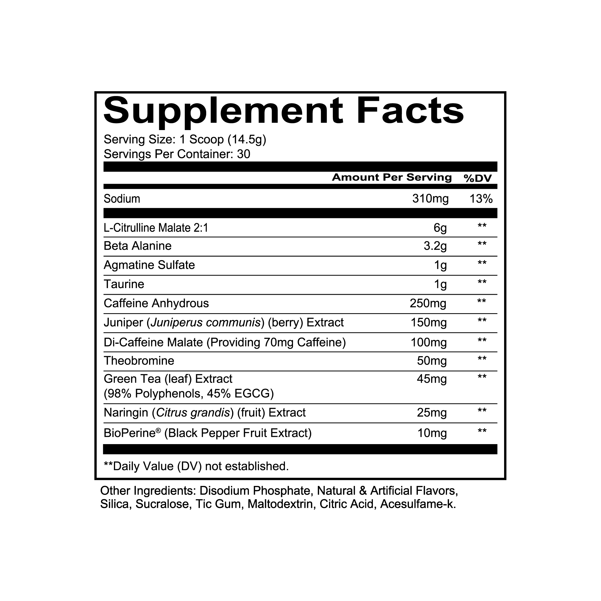 COACH PRIME TOTAL WAR
Supp Fact