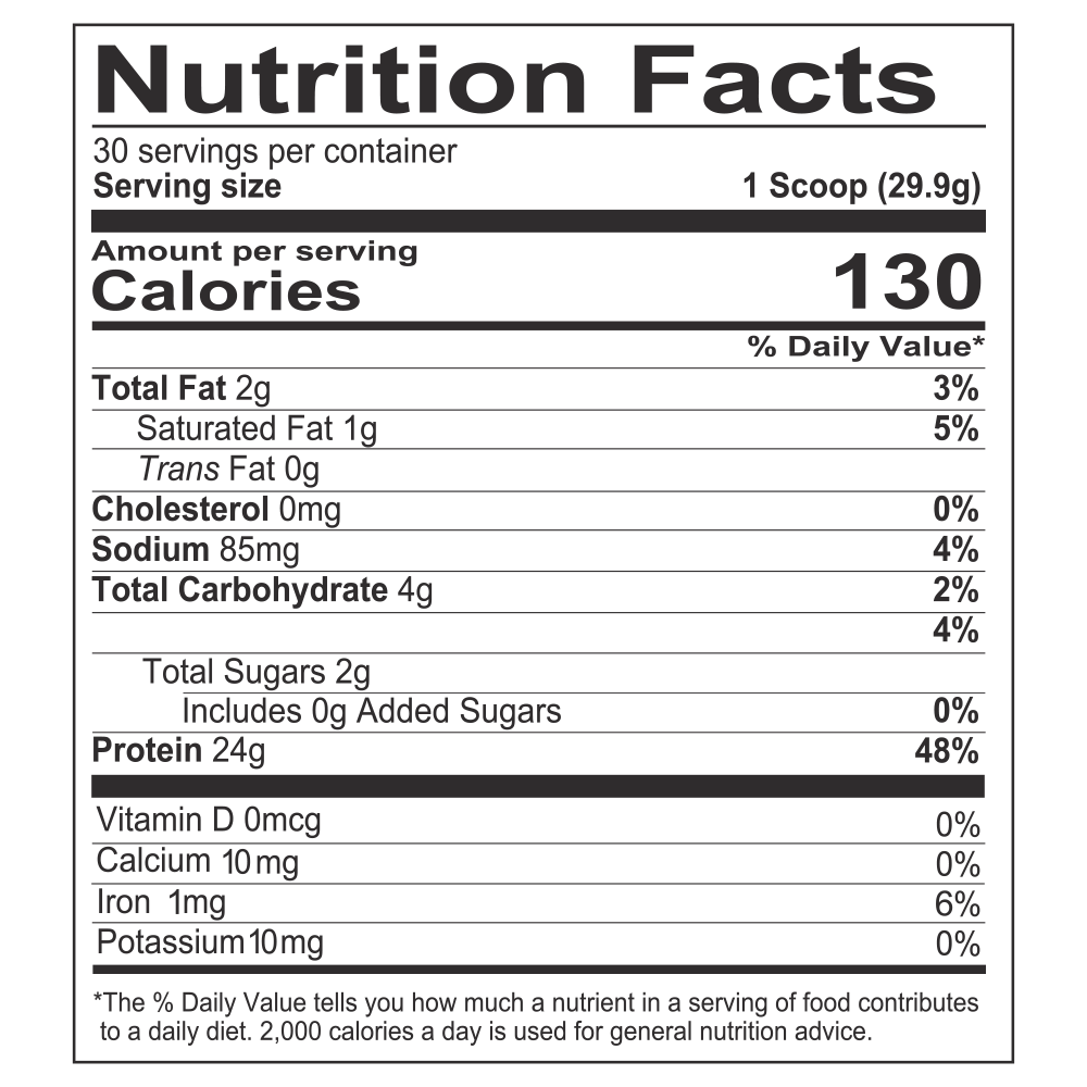 MRE Lite - Cookies N Cream Supp Fact