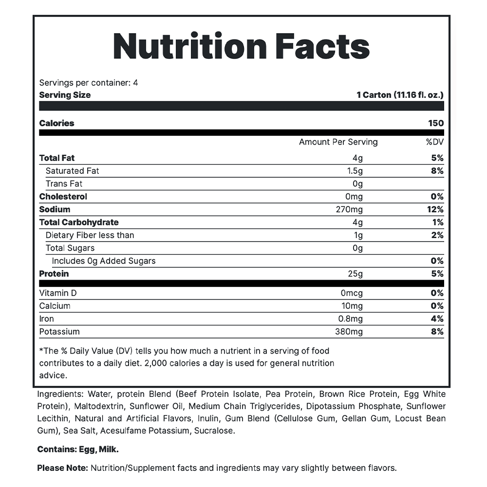 Mre Rtd - Salted Caramel Supp Facts