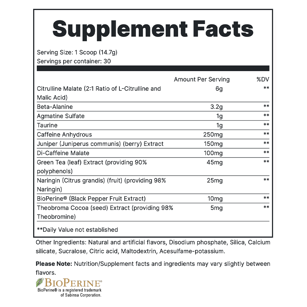 Total War - Tigers Blood Supplement Fact