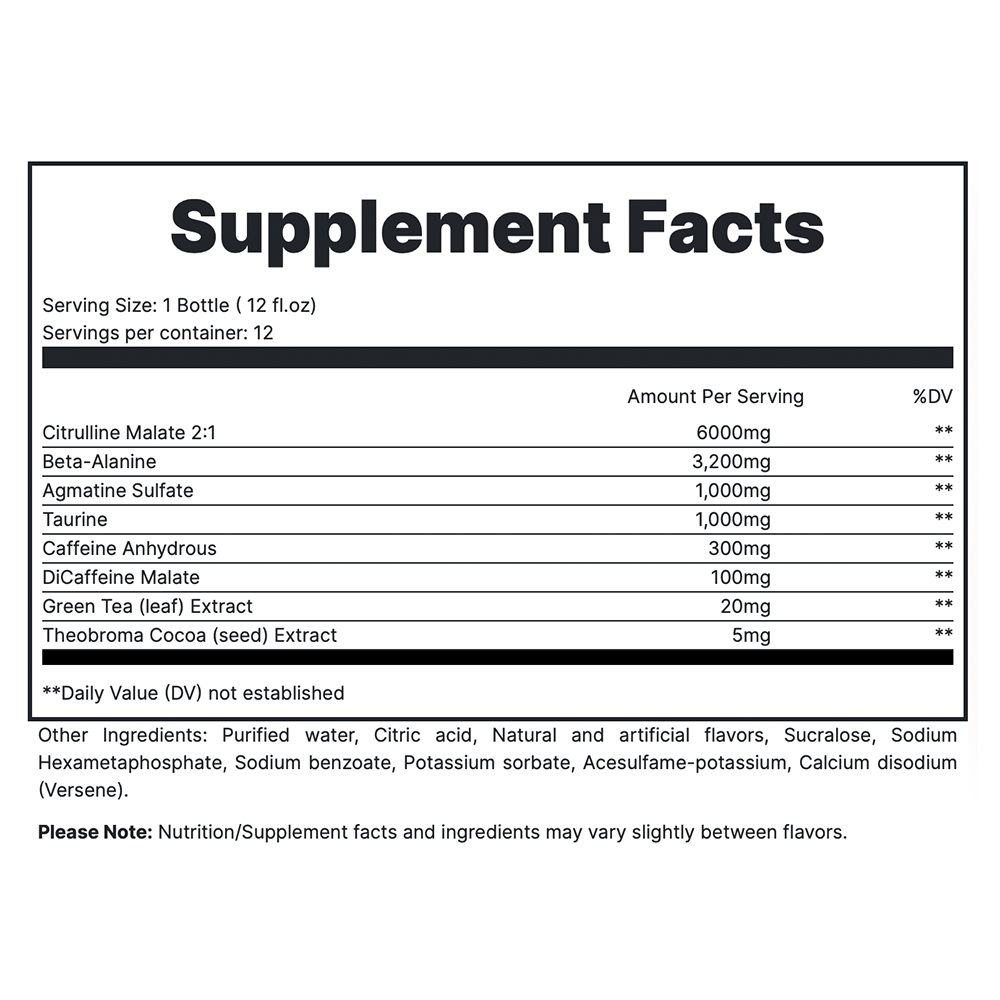 RTD - Grape Supp Fact