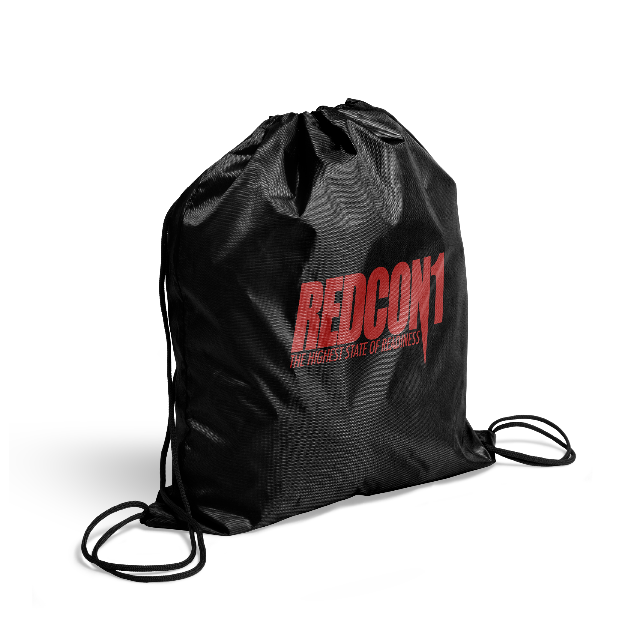 Black THSOR Drawstring Bag