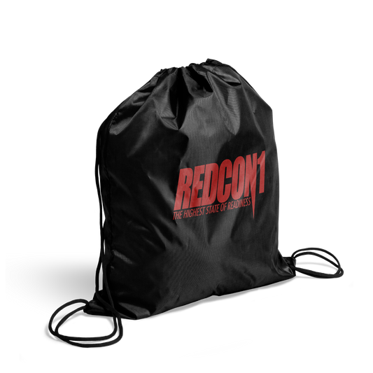 Black THSOR Drawstring Bag