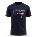 Navy Blue Freedom Flag Shirt