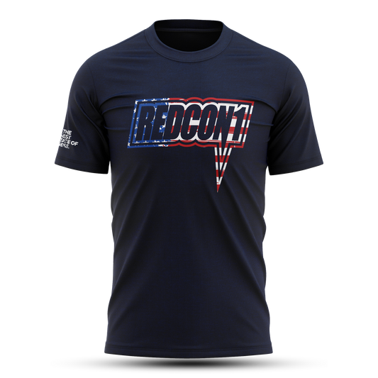 Navy Blue Freedom Flag Shirt